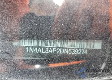 2013 Nissan Altima 2.5 z USA, uszkodzony, nr VIN 1N4AL3AP2DN539274